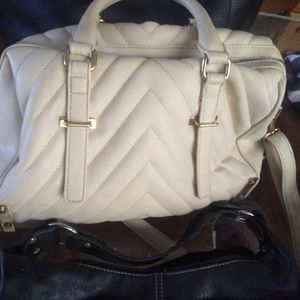 Pearl white purse